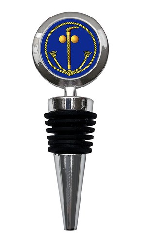 Tubal cain wine bottle - cain, stopper
