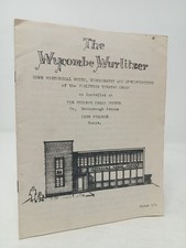 Wycombe Wurlitzer: historical notes, discography, specs of Theatre Organ 1970