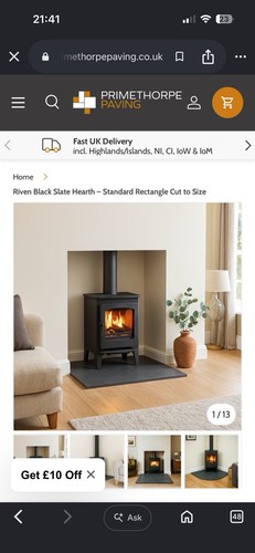 Primethorpe paving riven black - riven,