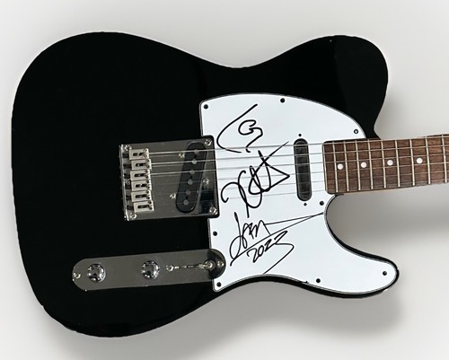 Metallica signed guitar - signed, lars