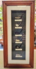 Presentation Case of Minature Golf Clubs From 1840 to 1940