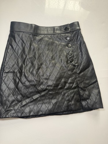 Zara black quilted - black, faux