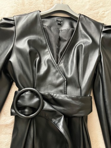 River island leather top - river,