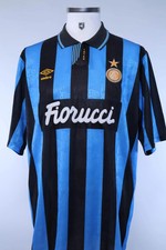 Original Authentic Inter Milan 1992/94 Home Shirt - XL