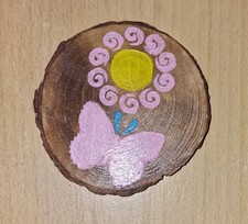 Butterfly Sunflower Coaster