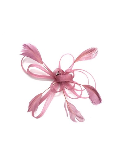 Dusky pink fascinator - dusky, ladies