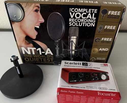 Focusrite scarlett 2i2 rode - scarlett, 2i2,