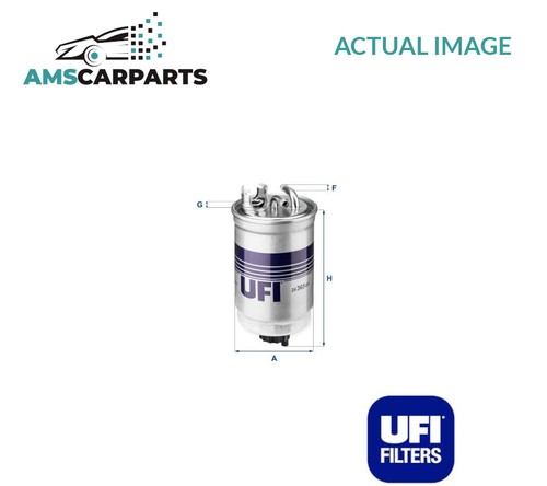 Engine fuel filter - 2436501, ufi