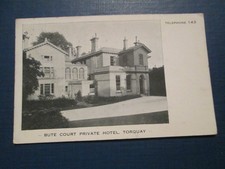 Hotel Postcard - Bute Court Private Hotel, Torquay (Posted 1912)