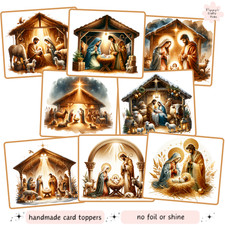 Nativity Card Toppers – Holy