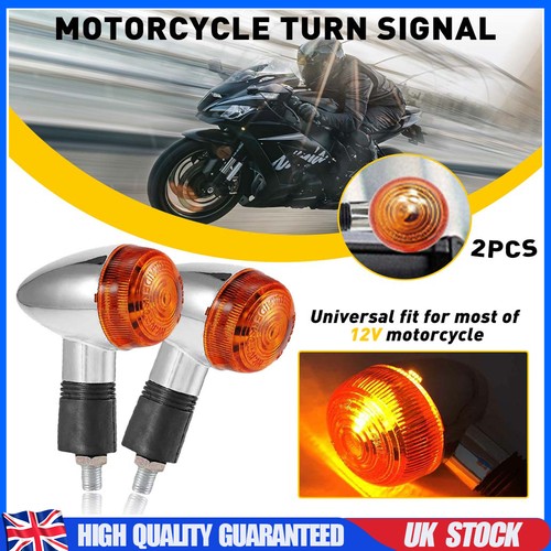 Chrome motorcycle bullet led - motorcycle,