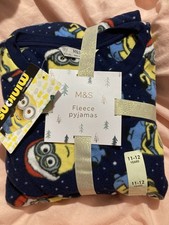 M&S Boys Fleece Pyjamas Age