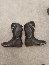 RST Tractech Evo III Sport CE Waterproof Road Track Motorcycle Boots Black Uk 8 