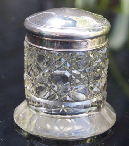 1914 hobnail glass - glass, vanity