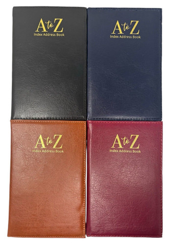 Index address book leather - book,