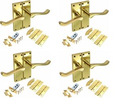 Brass internal door - brass, handles