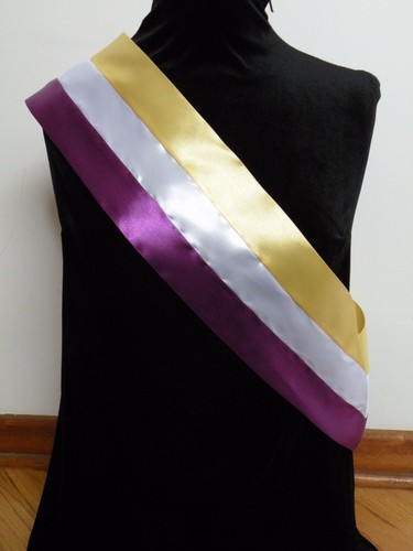 Suffragette sash costume - suffragette,