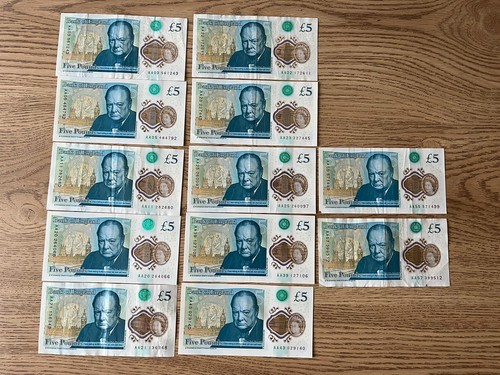 Bank england five pound - aa,