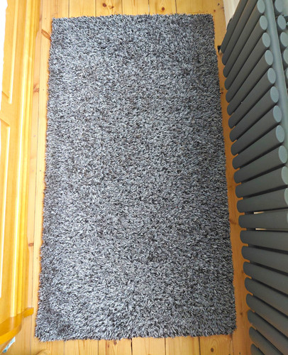 Grey shag pile solid - grey,
