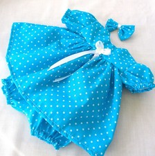  Dolls clothes Blue  tiny