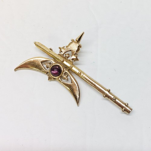 Gold tone purple - gold,