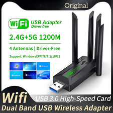 1200Mbps WiFi USB 3.0 Dongle Signal Extender Wireless Internet Repeater Booster