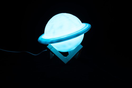 Space saturn planet led - planet, colour