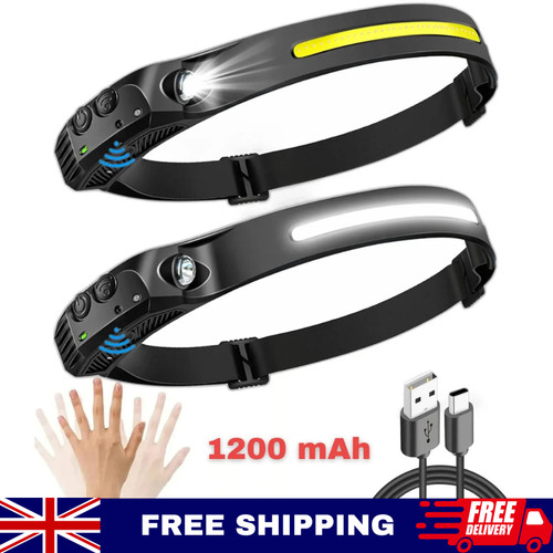 Waterproof cob headlamp night - cob,