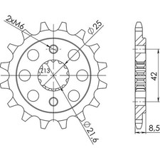 SUNSTAR S STEEL SPROCKET P520