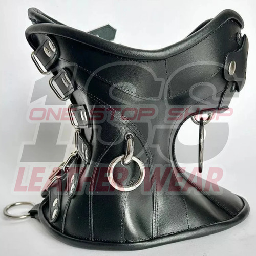 Steampunk leather posture - leather,