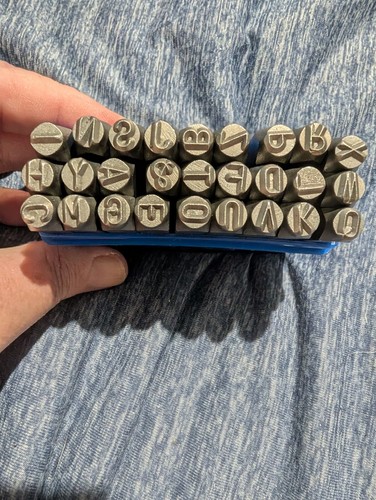 6mm letter stamp punch - 1/4",