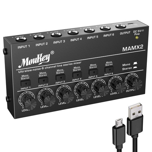 Moukey mamx2 audio mixer - moukey,