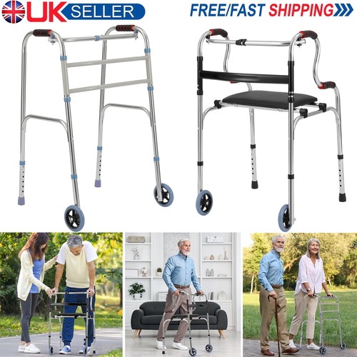 Folding walking frame seat - frame,