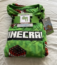 MINECRAFT PYJAMAS AGE 10-11 YEARS BOYS KIDS PJS PAJAMAS SOFT FLEECE PRIMARK 