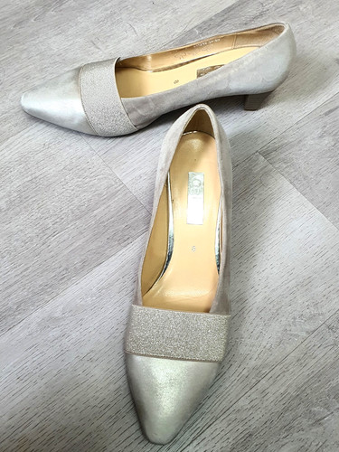 Gabor grey suede metallic - gabor,