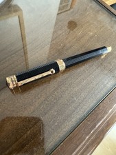Montegrappa Ballpoint Pen Italy Vintage Black Rose Gold Spares Repair Parts