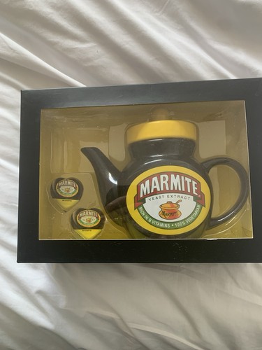 Marmite branded teapot and - ,