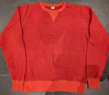 Buzz Rickson Red Single-V Needle Sweatshirt XXL New without tags
