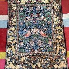 William Morris Strawberry Thief Fine Art Wall Tapestries Cotton 100% 55"x43"