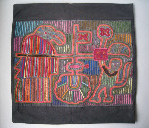 Kuna mola monoloro textile - monoloro,
