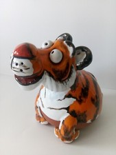 Vintage Handmade Ceramic Tiger