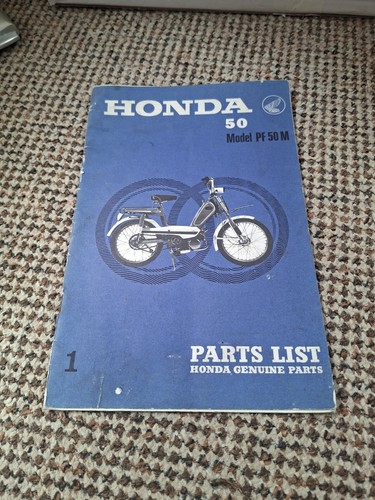 Genuine factory honda pf50 - factory,