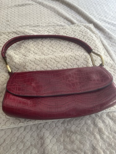 Vintage bueno dark red - dark, croc