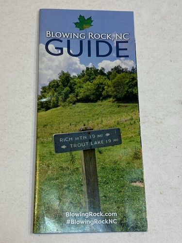 Brochure blue blowing rock - blowing,