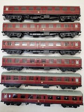 6 x OO Gauge BR Maroon