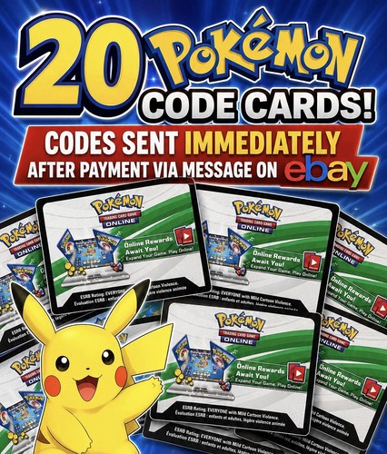 Pokemon unused code - code, cards