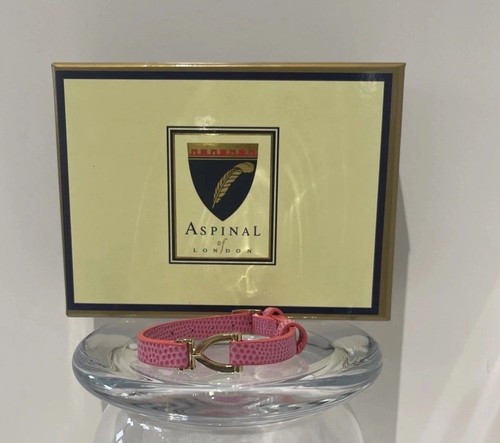 Aspinal london pink leather - london,