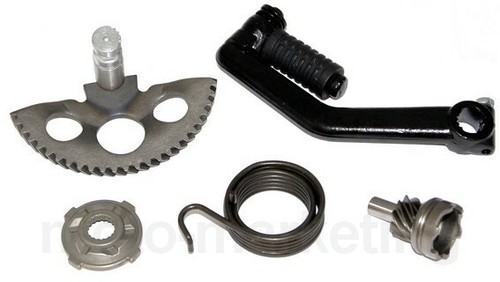 Kick start shaft gear - kick,