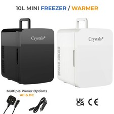 10L Mini Fridge Table Top Electric Cooler & Warmer Portable Ice Box Office Car