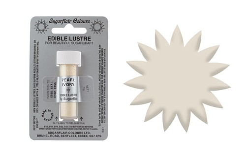 Sugarflair pearl ivory edible - pearl,